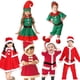 thumbnail image 2 of Conjunto de vestido rojo de Navidad para niños, traje de Papá Noel, ropa de fiesta, Año Nuevo, 2 of 4