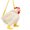 Multicolor, variant on Shoulder Bag Womens Chicken Purse Bag Fluffy Shoulder Handbag Cute Cartoon Funny Animal Crossbody Bag White
