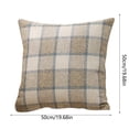 thumbnail image 3 of Outdoor Waterproof Pillow Covers 20x20 Inch Square Decorative Throw Cushion Cases for Patio Balcony Tent Sofa Polyester Solid Farmhouse Style Accent Pillows, 3 of 4