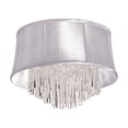 thumbnail image 2 of Dainolite 4 Light Crystal Flush-Mount - Polished Chrome, 2 of 4