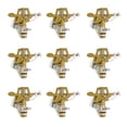 thumbnail image 1 of Aspersor de de metal para jardín, césped, riego, riego, cabezal de rociado, rango de rociado, 8-12 metros, 26-40 pies, paquete de 9 piezas, 1 of 6