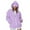 Purple, variant on Lenago Womens Zip Up Hoodies Zipper V-Neck Pullover Tops Long Sleeve Hooded Blouse Sweatshirt Fall Clothes Outfits