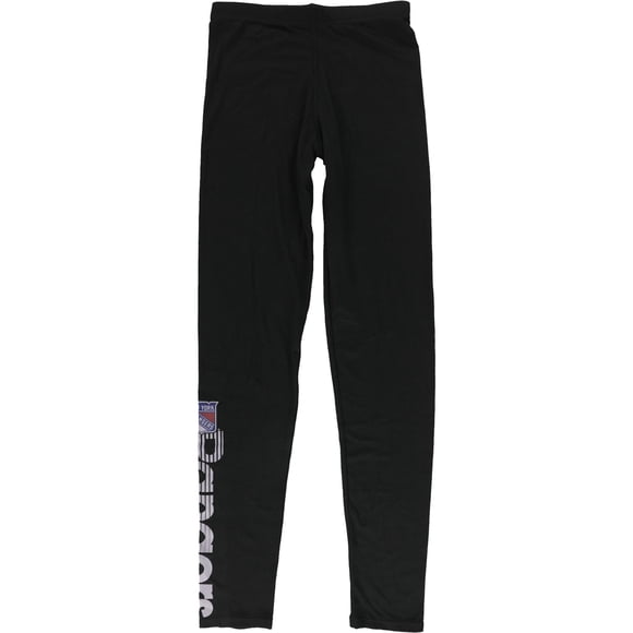 G-III Sports Pantalon de Compression Athlétique pour Femmes New York Rangers, Noir, Petit