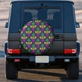 thumbnail image 5 of Kll Mardi Gras Carnival3 Tire Cover,Universal Wheel Tire Cover For Trailer, Rv, Suv, Truck,Camper And Many Vehicle,(15 Inch), 5 of 8