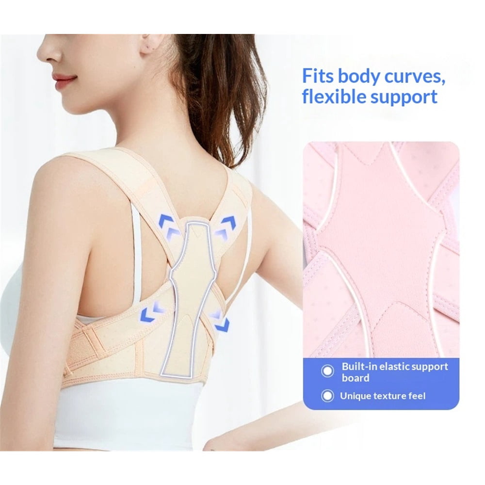 Posture Corrector For Women, Adjustable Back Brace For Posture, Back Posture Corrector Providing Pain Relief From Lumbar, Neck, Shoulder, And Clavicle, Back (S/M)