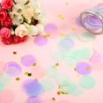 thumbnail image 4 of CXBLXCOO Unicorn Confetti 1 Inch Round Tissue Paper Table Confetti Unicorn Party Decoration, 1.76 oz, 4 of 7