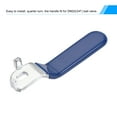 thumbnail image 5 of Uxcell Iron Chrome Plated Replacement Quarter Turn Lever Handle for DN20 Ball Valve, 2, 5 of 6