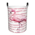 thumbnail image 6 of Picia Flamingo Large Laundry Basket, Waterproof, Freestanding Laundry Hamper, Collapsible Tall Clothes Hamper with Extended Handles-Medium, 6 of 8