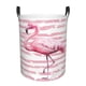 thumbnail image 1 of Fotbe Flamingo Cesto de Ropa con Asas, Cesto Impermeable de Gran Capacidad, Bolsa de Lavado para Dormitorio, Cesto de Ropa con Ruedas y Asas-Medium, 1 of 6