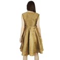 thumbnail image 4 of Phagun Robe de Plage pour Femme Unie Courte Sans Manches Décontractée d'Été, 4 of 4