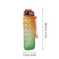 thumbnail image 3 of Darzheoy Water Bottle, 32 oz Motivational Water Bottles with Marker, BPA Free, Leak Proof, Sports Water Bottle for Gym Fitness Outdoor, 3 of 5
