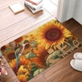 thumbnail image 2 of Non Slip Door Mat, Hummingbird Sunflower Fast Drying Bath Tub Mats, Absorbent Bathroom Rugs Entrance Welcome Mat, Bath MatS for Tub, Floor, Home, Kitchen, Hotel,16x24in, 2 of 6