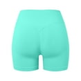 thumbnail image 4 of Pantalones cortos sin costuras para mujer - Pantalones cortos de yoga de cintura alta - Nailon/spandex, XS-XL - Elásticos en 4 direcciones, realzan las caderas, 4 of 5