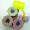thumbnail image 3 of 50mm Car Stickers Honeycomb Reflective Fabric Reflector Tape Tape Adhesiva Auto Car Crystal Film Car Strips Stickers Blue, 3 of 9