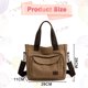 thumbnail image 2 of Bolso bandolera de lona para mujer Bolso de trabajo pequeño con asa superior y múltiples bolsillos, 2 of 5