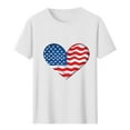 thumbnail image 4 of Tnhcen Men's Moisture-Wicking 4th of July USA Flag Graphic Tee Summer Novelty Athletic Fit Patriotic Shirt S-3XL, 4 of 5