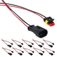 thumbnail image 1 of 12 conectores de cables automotrices impermeables, conector rápido, conector impermeable para vehículo, conector de plástico para vehículo, 1 of 8