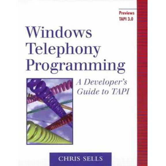 Pre-Owned Windows Telephony Programming: A Developer's Guide to TAPI (Addison-Wesley Advanced Windows Series) Paperback
