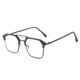 thumbnail image 5 of Gafas lisas de Metal anti-luz azul, gafas retro de decoloración a prueba de rayos UV para hombre, se pueden equipar con lentes para miopía usted mismo, 5 of 5