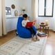 thumbnail image 3 of Sillón Puff Pera Puff Mx Kids Nylon Azul Rey, 3 of 3