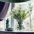 thumbnail image 4 of 10 Stunning Realistic Touch Pu Artificial Tulip Bouquet With Stem-yellow, 4 of 5