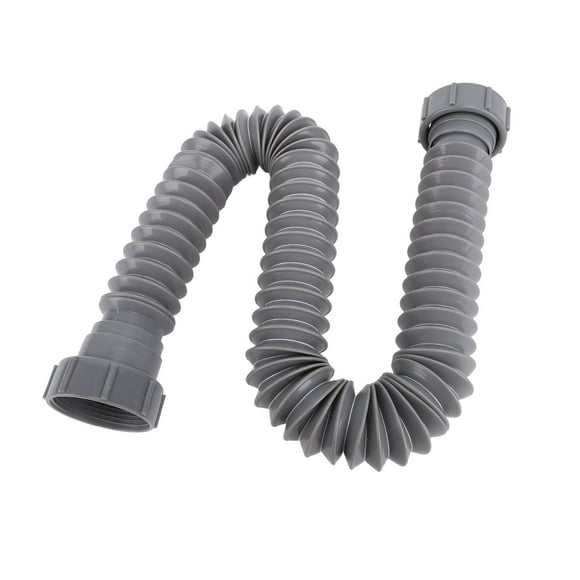 Single Kitchen Sink P Trap Pipe Kit, Leakproof Flexible P Trap Pipe Kit Easy To Install High Temperature Resistant for Maintenance