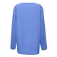 thumbnail image 4 of MHFRRA Camiseta Informal de Manga Larga con Cuello En V para Mujer. Camiseta Básica Cómoda para Uso Diario y Relajación. Ideal para Todas Las Estaciones. Combina Perfectamente con Jeans. Azul Cielo, 4 of 4
