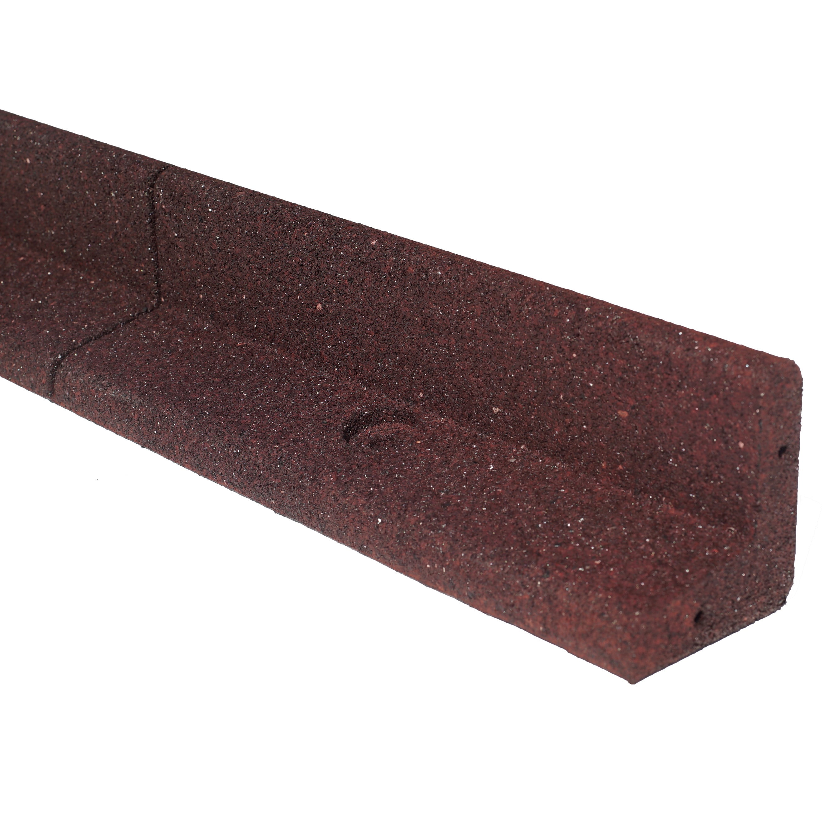 Eco Border 3" x 48" Red Rubber No Dig Landscape Garden Border Edging (Pack 6)