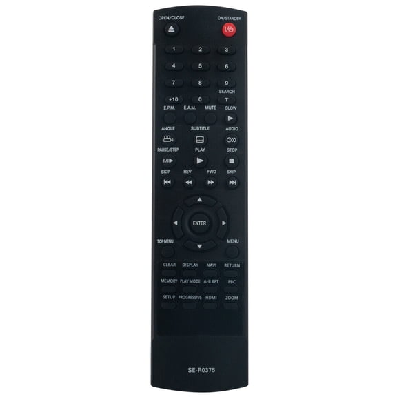 SE-R0375 Replace Remote for Toshiba DVD SDK1000K SDK1000KU SD-K1000 SD-K1000KU