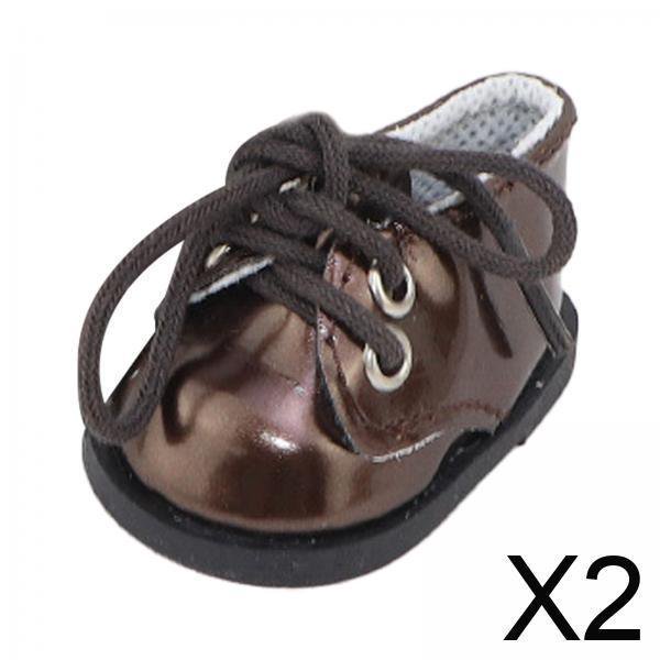 Zapatos para muñecas en miniatura,mini zapatos para muñecas Vestir zapatos para muñecas con punta cuadrada,Accesorios de ropa para muñecas en miniatura Moda linda,Traje de muñeca vestido a