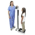 thumbnail image 1 of DETECTO 338 Pèse-Personne Mécanique pour Médecin avec Roues/tige de Hauteur, Double Lecture KG/LB, 1 of 3