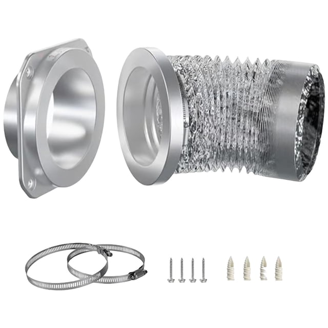 Dryer Vent Coupling Connector Kit DV180 Airtight Seal Quick System With 4