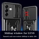 thumbnail image 5 of For Samsung Galaxy S25 Case PC + TPU Kickstand Phone Back Cover with Camera Slider - Titanium Grey, 5 of 5
