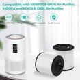 thumbnail image 2 of B-D02L M05 Replacement Filter Compatible with MOOKA M05/ B-D02L Air Purifi-ers, for KOIOS B-D02L, for VEWIOR B-D02U, HEPA Filter and Activated Carbon Filtration for M05/ B-D02L, 2 Pack, White, 2 of 5