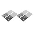 thumbnail image 2 of Carpetas en relieve de textura convexa cóncava, diseño único, plantilla en relieve para fabricación de tarjetas de invitaciones DIY, 4 Uds., 2 of 8
