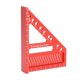 thumbnail image 5 of Escuadra De Carpintero Pequeña, Escala Grabada Con Láser, Multifuncional, Orificios De 1/4 De Diámetro, Regla Cuadrada Triangular, aleación De Aluminio, Acabado Anodizado Rojo, 5 of 7