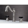 thumbnail image 4 of Kingston Brass EV4318K34  Clearwater Black China Vessel Bathroom Sink with Overflow Hole & 3 Faucet Holes, 4 of 5