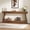 Dark Brown, variant on 70.9" Extra Long Industrial Console Sofa Table - 3-Tier Narrow Entryway Hallway Accent Table With Storage Shelves For Living Room (Rustic Brown)
