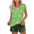 thumbnail image 1 of Birdeem Débardeur pour Femmes, Manches Courtes, Été, Décontracté, Basique, Blouses Amples, 1 of 12