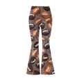thumbnail image 2 of Cutuoiiu Women's Soft Plus Size American Football Prints Flare Yoga Pants Gifts, 2 of 9