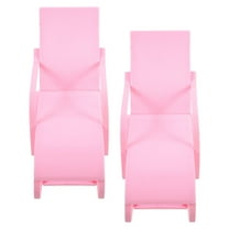 Hemoton 2pcs Doll Beach Chair Model Small Beach Chair Mini Furniture for 11.5inch Doll