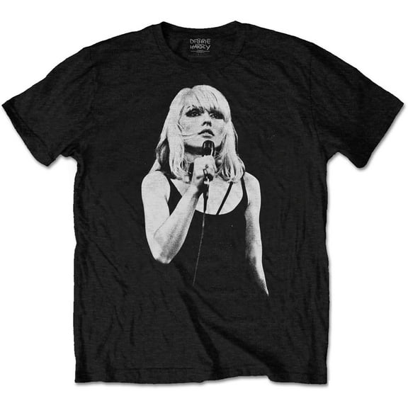 Men's Blondie Open Mic Slim Fit T-shirt Small Black