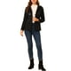 thumbnail image 2 of Abrigo Duffle con Cierre Frontal para Mujer Inspire Chic, Corto, con Capucha, Talla XL, Negro, 2 of 7