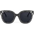 thumbnail image 4 of Gafas de sol con forma de ojo de gato y estrellas de cristal brillante vintage para mujer, gafas de sol con purpurina novedosa, 4 of 5