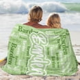 thumbnail image 3 of Custom Blanket with Name Personalized Blankets for Kids Adult Boys Girls Flannel Monogrammed Customized Blankets Throw (50''''x60''''), 3 of 6