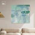 thumbnail image 3 of Lilly Pad Abstract I Canvas Coastal Farmhouse Wall Art by Art Remedy, Gallery Wrapped, 40" x 40", 3 of 7