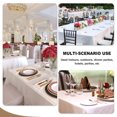 thumbnail image 6 of LUSHVIDA 4 Pack Black Tablecloths 60 inch x 120 inch Rectangle Table Cloth Polyester Table Covers for Dining Party and Camping, 6 of 7