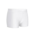 thumbnail image 2 of Mufeng Kids Girls Athletic Gymnastics Booty Shorts Yoga Workout Ballet Dance Shorts Tumbling Bottoms White 10, 2 of 6