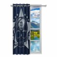 thumbnail image 2 of MKHERT Stay Wild Skull Blackout Window Curtain Drapes Bedroom Living Room Kitchen Curtains 52x84 inch, 2 of 2