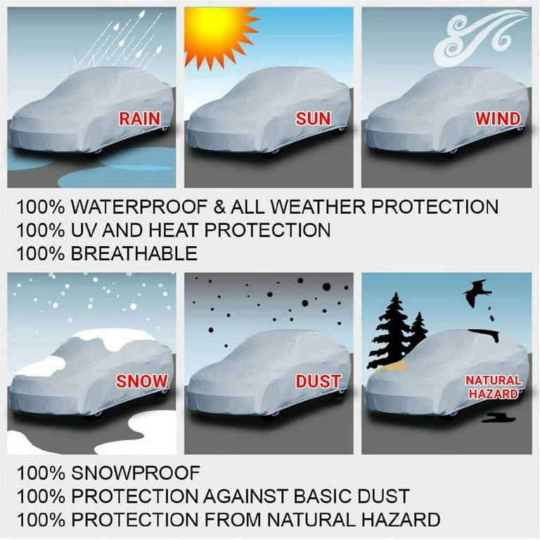Custom Car Cover Fits: [MINI Clubman] 2015-2023 Waterproof All-Weather 